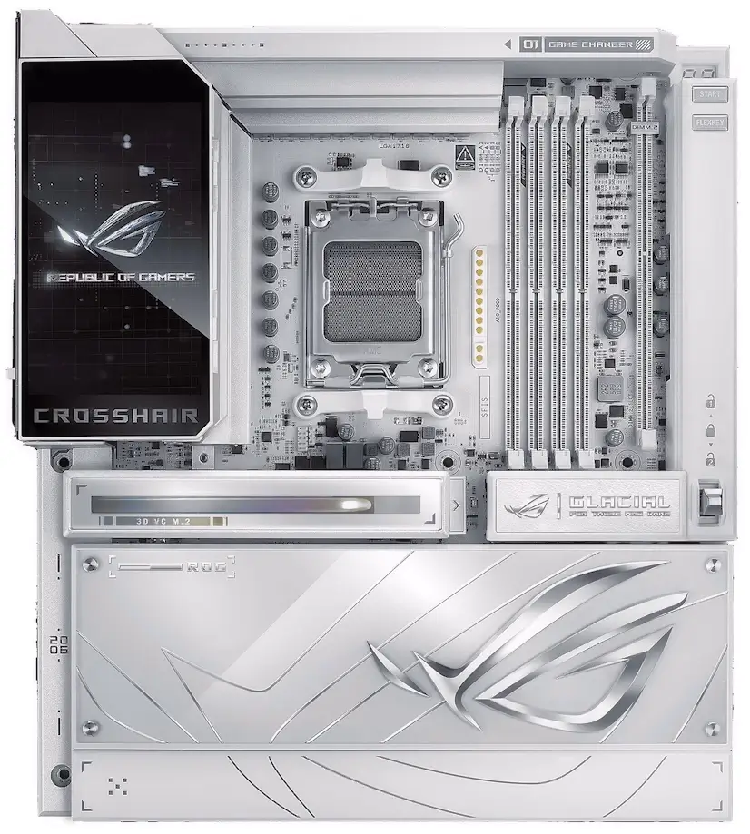 Chamberí Gaming - Montaje Placa Base ASUS ROG CROSSHAIR X870E GLACIAL Chamberí
